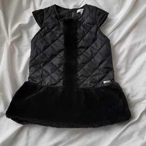 Junior Gaultier Fur Lined Puff Dress